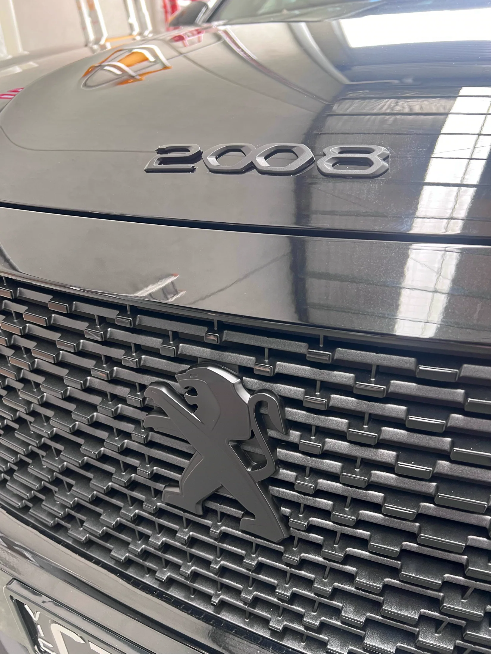 Finished Peugeot wrap surface detail