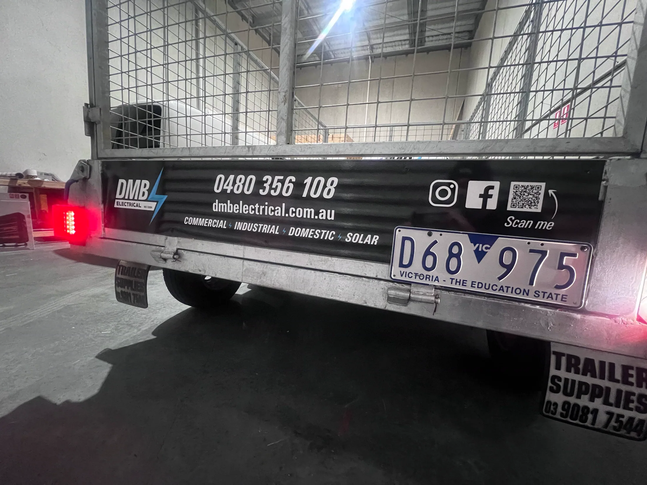 DMB Electrical fleet vehicle graphics
