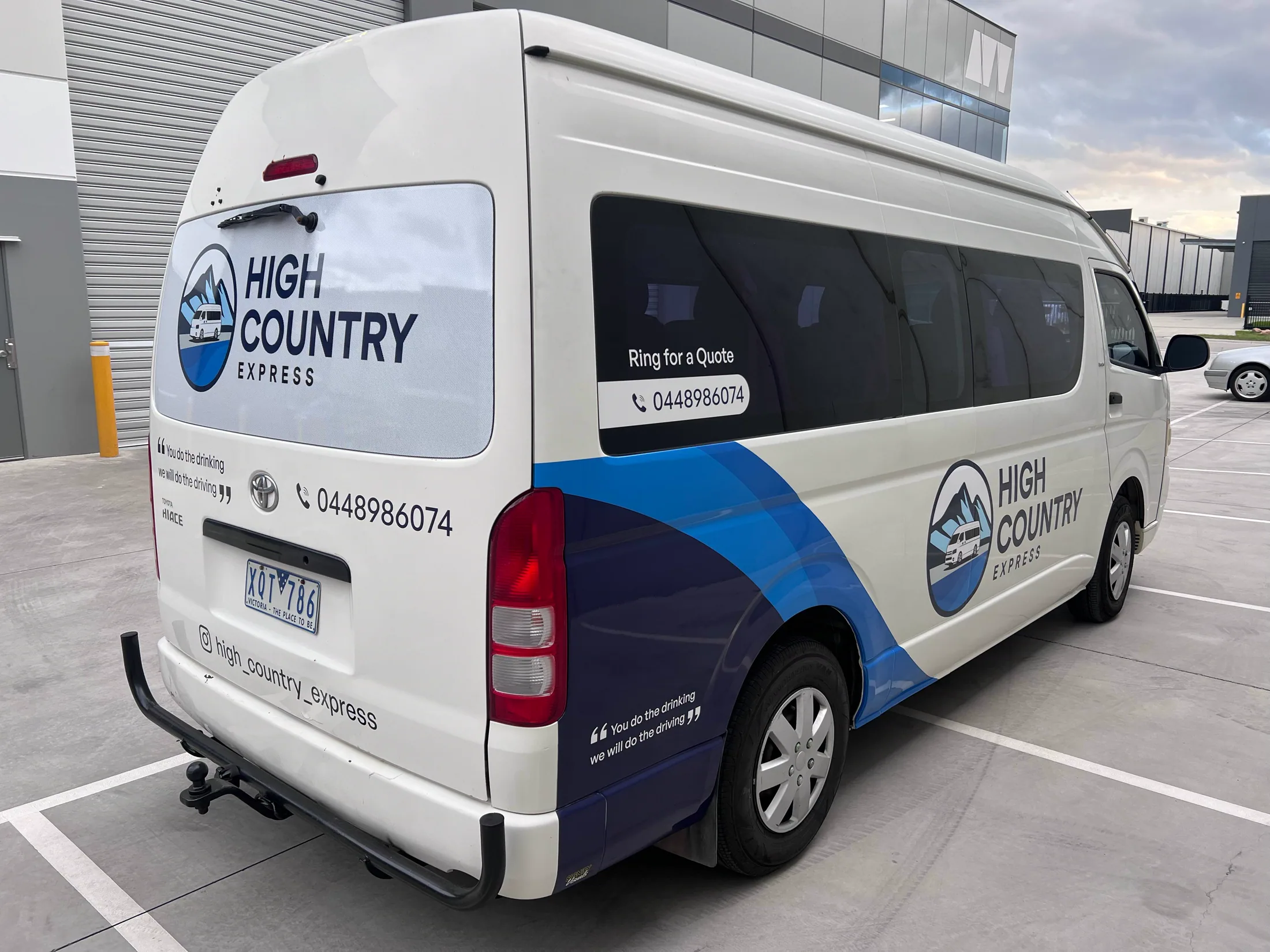 High Country Express vehicle branding