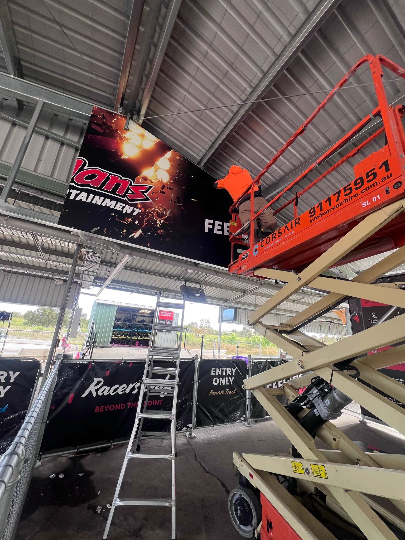 Lakeside Circuit customer area graphics