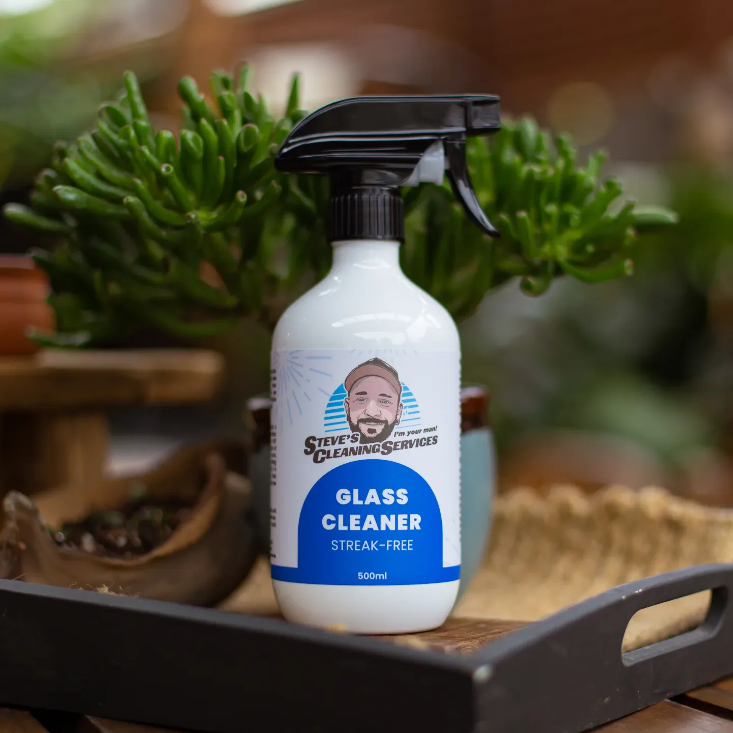 Steve's Cleaning Services product label