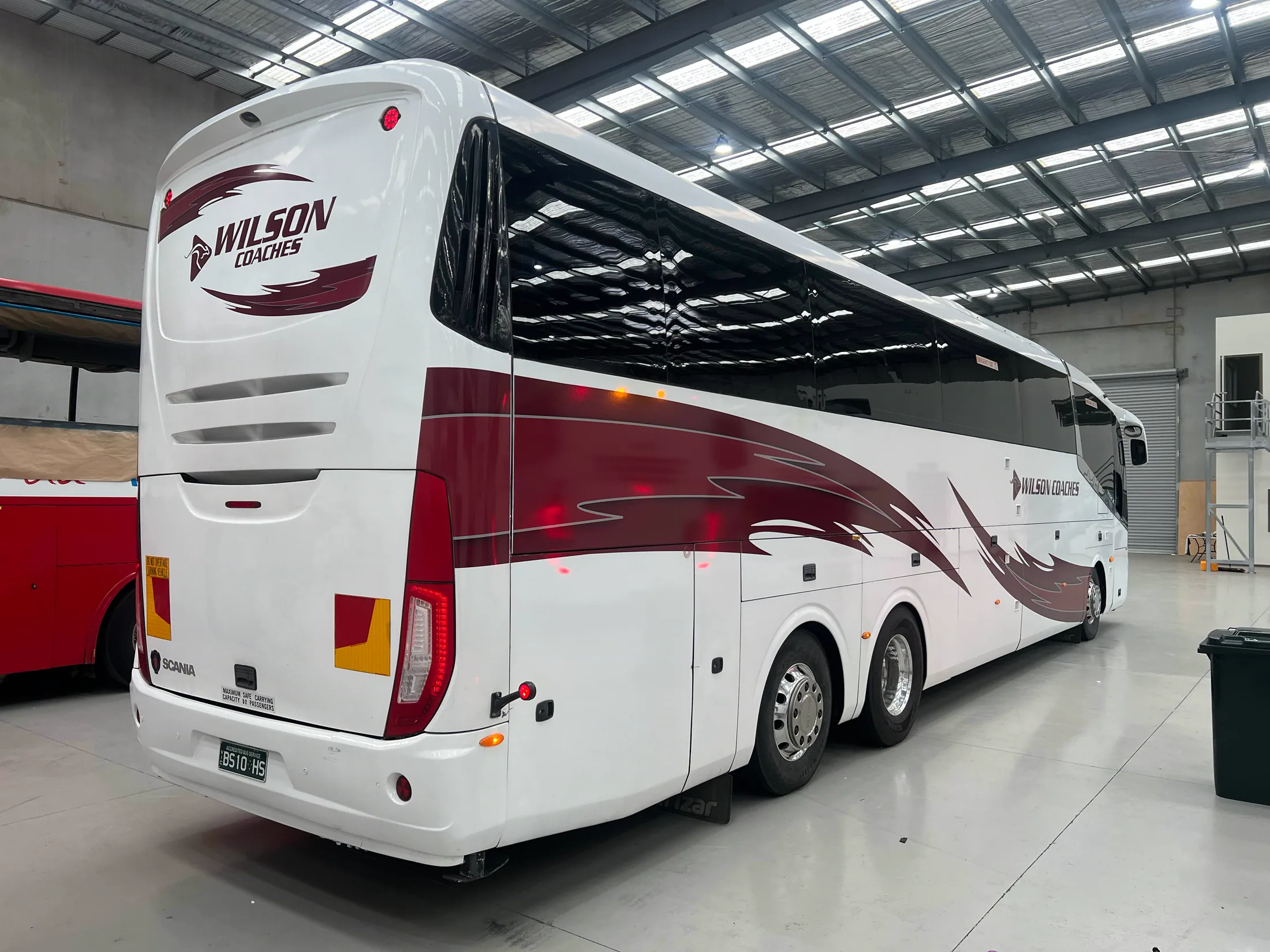 Wilson Coaches coach wrap from a different angle