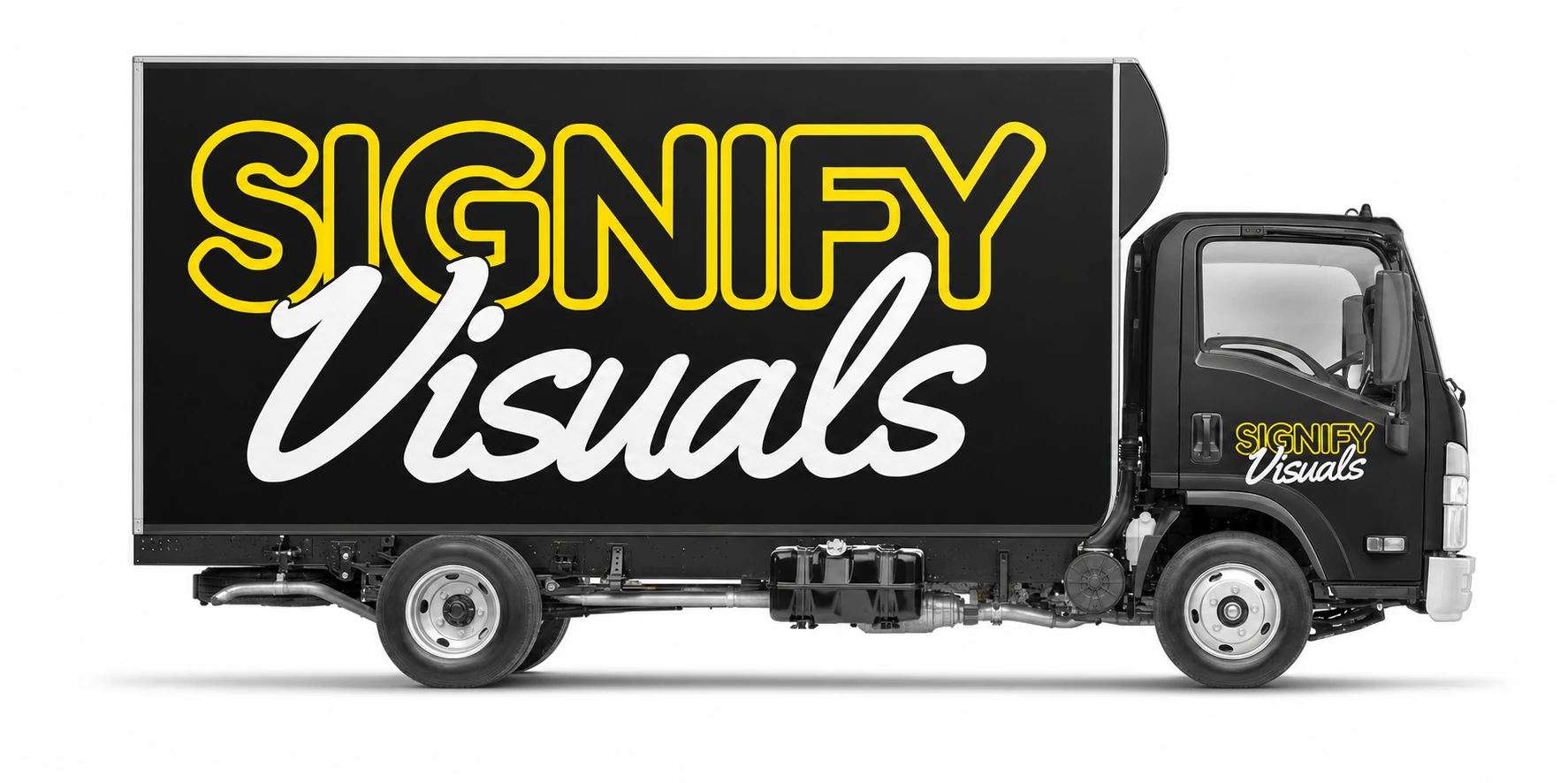 Box Truck Full Wrap with panels
