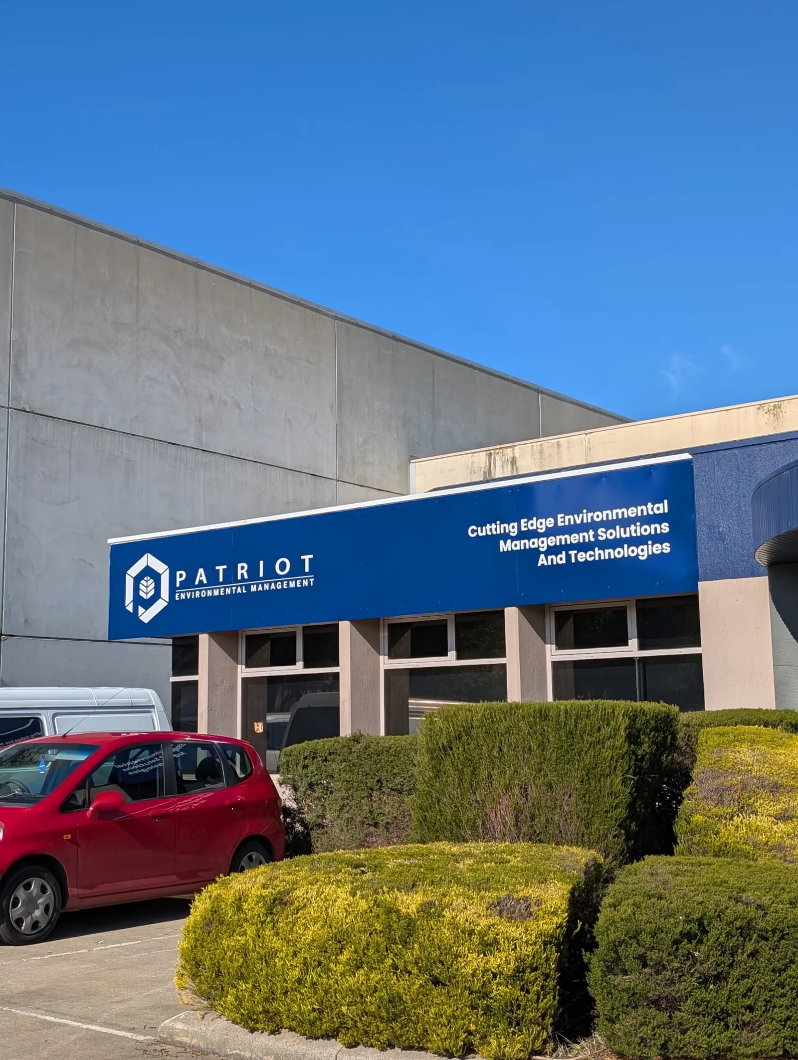Patriot Environmental Management fascia sign