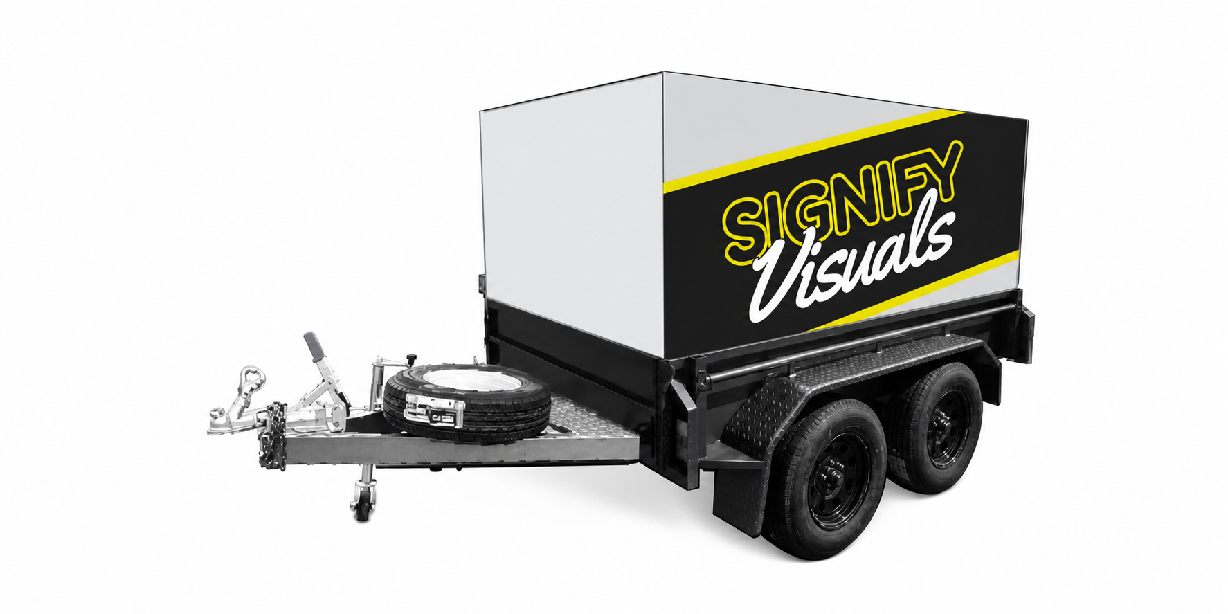 Cage Trailer Half Wrap
