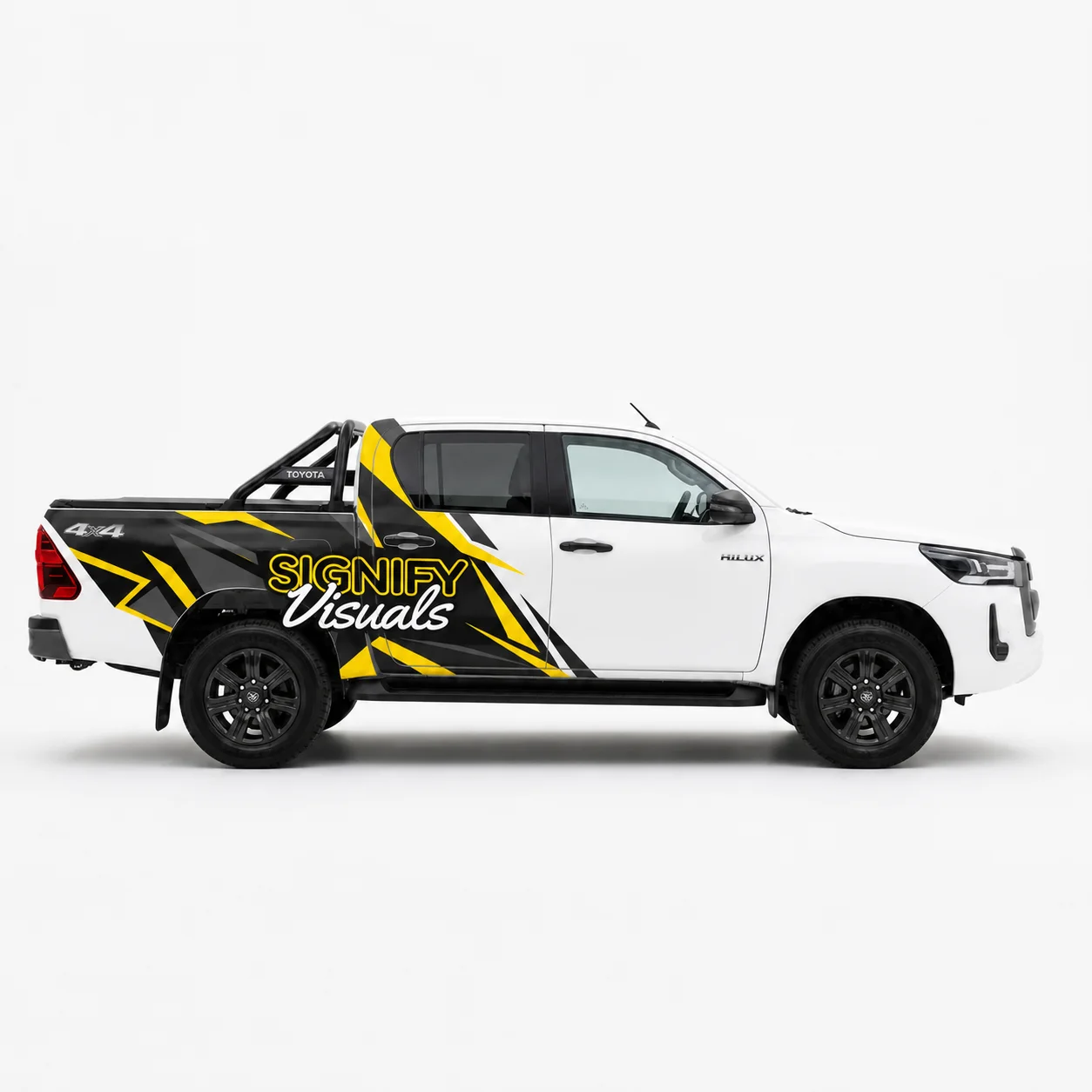 Dual Cab Partial Wrap