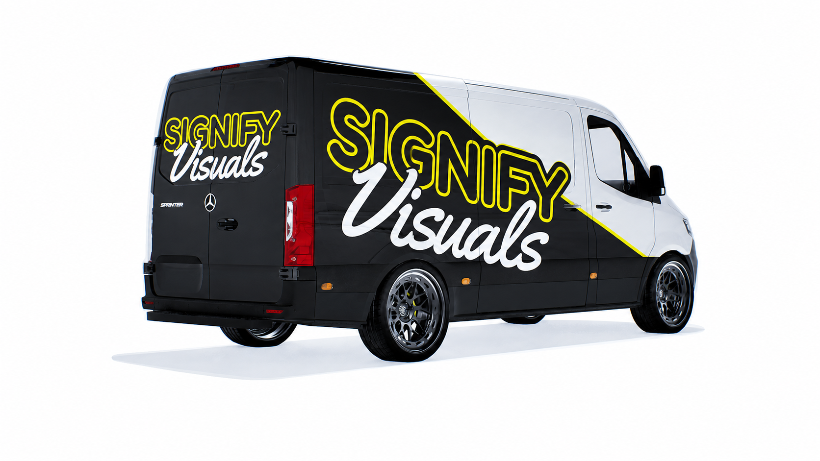 Large Van Partial Wrap