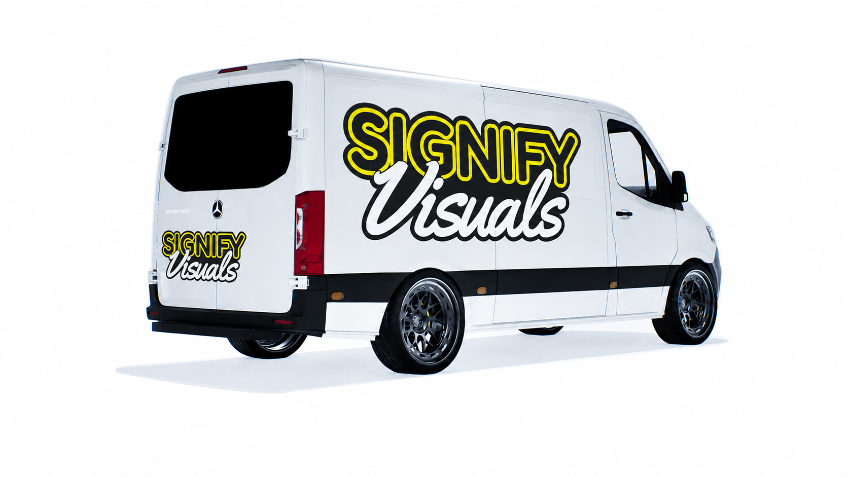 Large Van Extended Spot Graphics