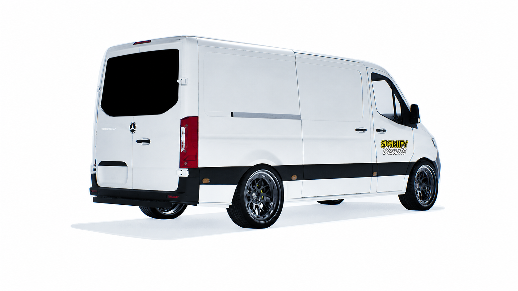 Large Van Basic Spot Graphics
