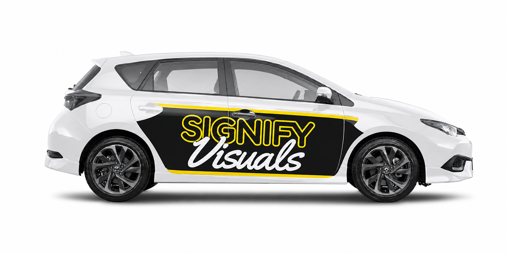 Small Car Door Banners