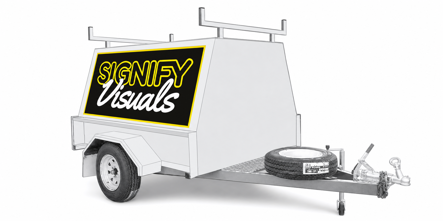Tradie Trailer Door Banners
