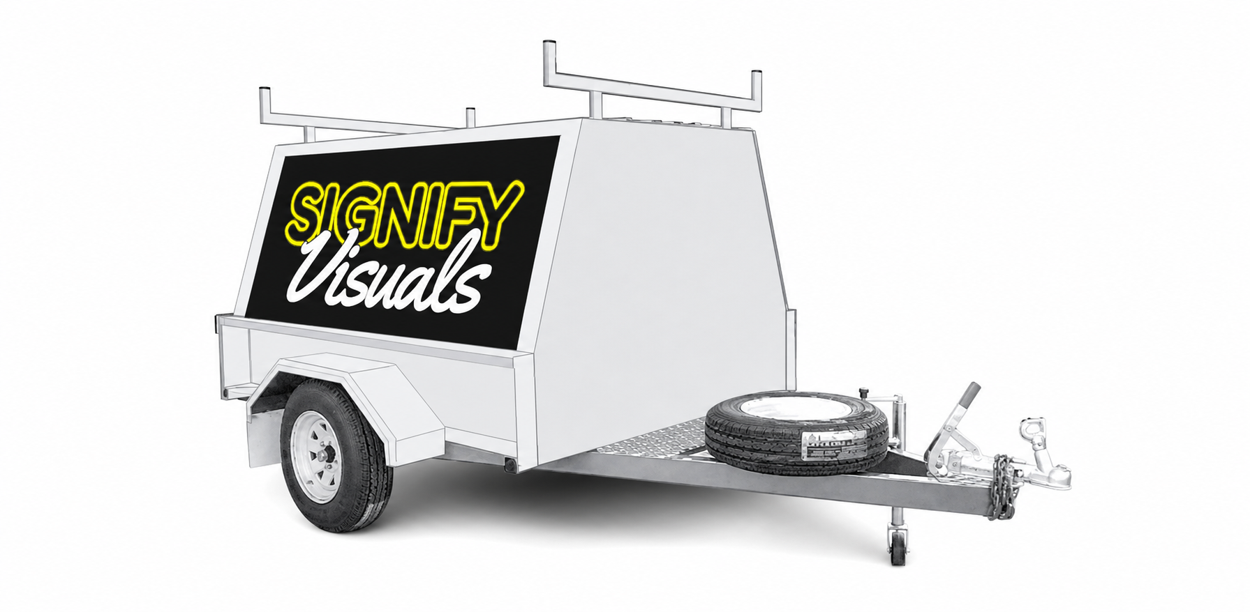 Tradie Trailer Partial Wrap