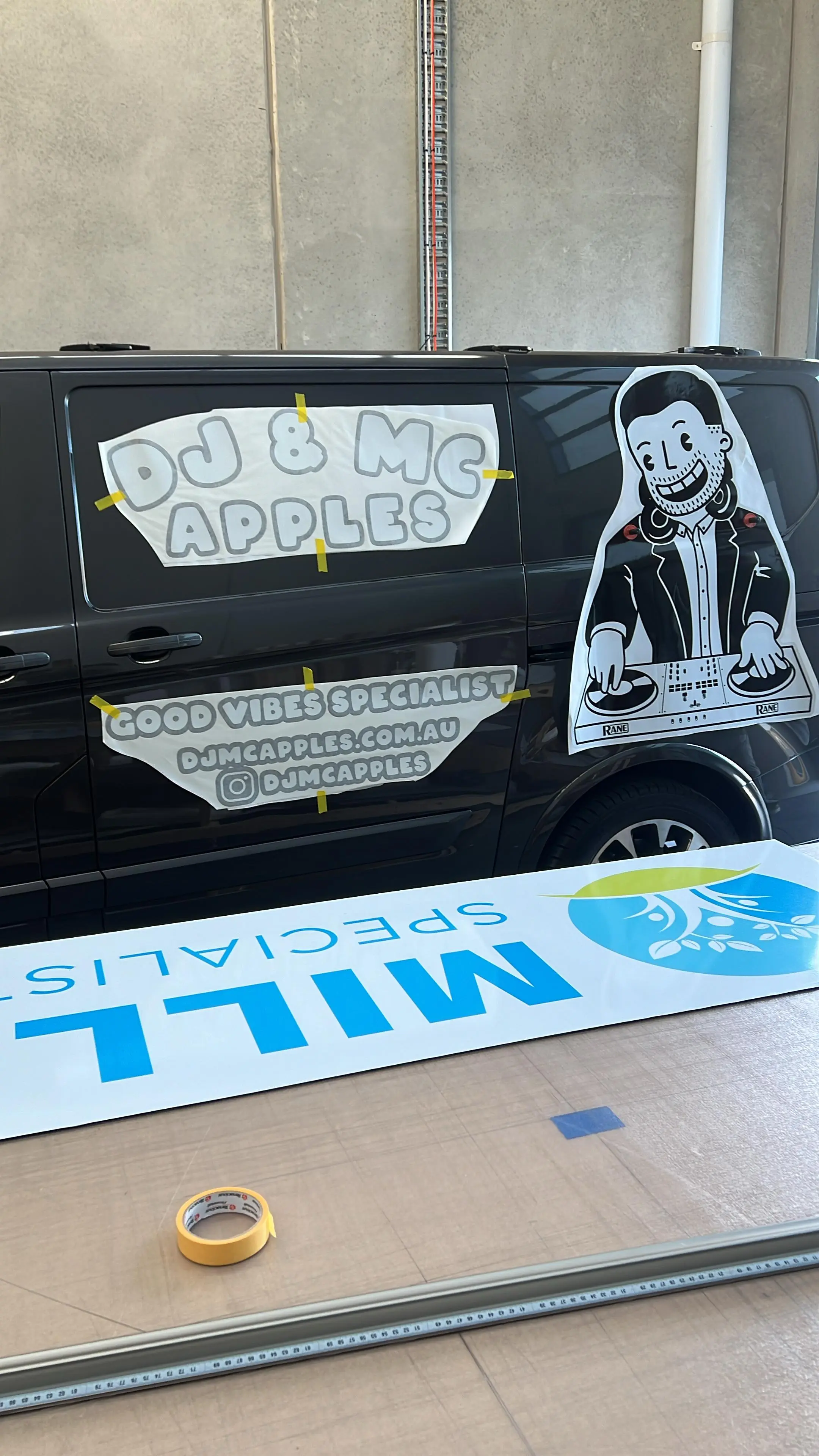 Wrapped commercial vehicle